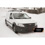 Зимняя заглушка решетки радиатора для Lada Largus 2012+, Largus фургон 2012+ | верх