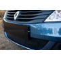 Зимняя заглушка решетки переднего бампера для Renault Logan 2010-2013 | шагрень