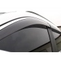 Премиум дефлекторы окон для Honda CR-V 3 2007-2011 | с молдингом из нержавейки