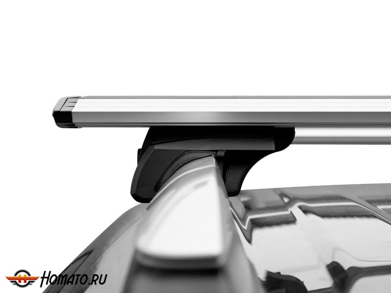 Багажник на крышу для Chevrolet Lacetti 1 (2004-2013) универсал  | на рейлинги | LUX Классик и LUX Элегант