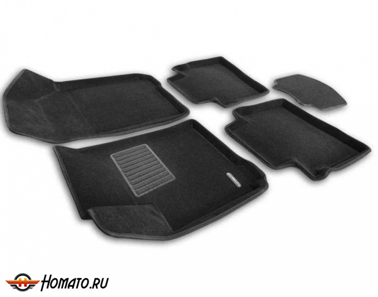 3D коврики для Омода S5 седан | BUSINESS: 4 слоя