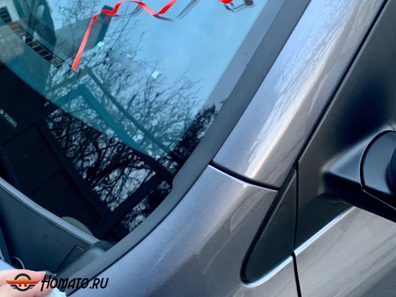 Водосток дефлектор лобового стекла для Hyundai Grand Santa Fe 2012-2015