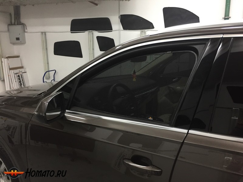 Каркасные шторки ТРОКОТ для SEAT Leon 2012+ | на магнитах