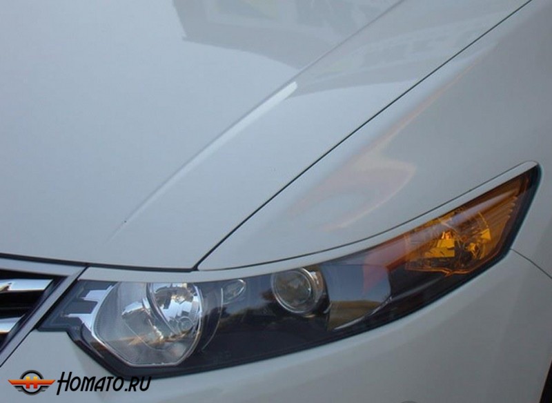 Реснички на фары для Honda Accord 8 (2008-2013) | узкие