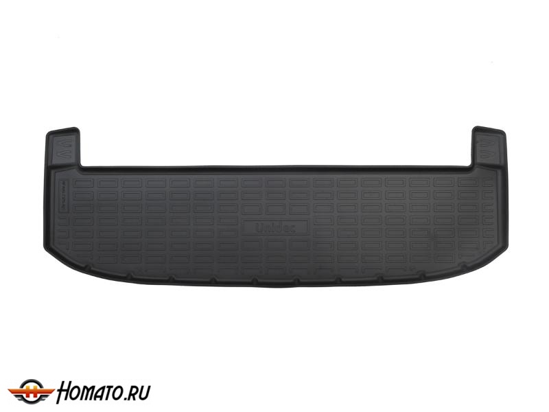 Коврик в багажник JETOUR X90 PLUS (разложенный 3-й ряд (7-ми местная версия) 2021+ | черный, Norplast