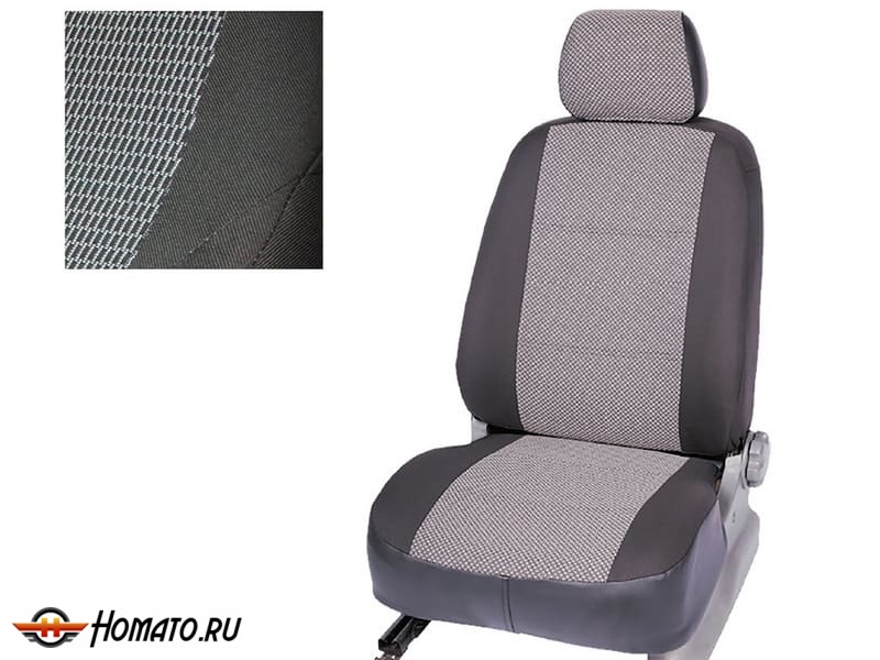 Чехлы на сиденья VW CADDY IV 2015- | экокожа, Seintex