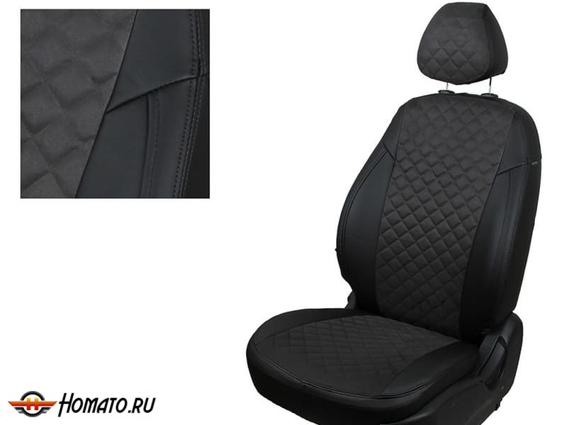 Чехлы на сиденья VW Jetta 2011-2018 | экокожа, Seintex