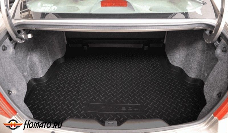 Коврик в багажник Dongfeng 580 2017+ (сложенный 3 ряд) | черный, Norplast
