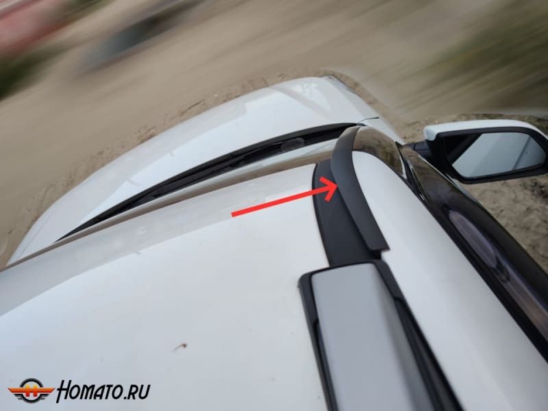 Водосток дефлектор лобового стекла для Renault Koleos 2017-