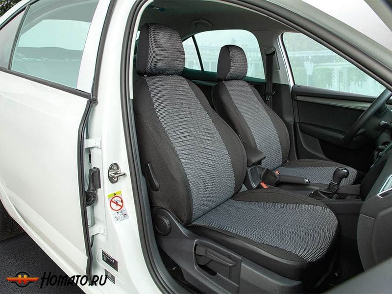 Чехлы на сиденья Chevrolet Spark 2011-2015 | экокожа, Seintex