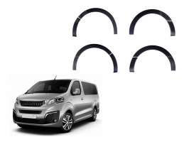 Накладки на колёсные арки для Opel Zafira Life 2019+ | шагрень, комплект | на короткую базу L2