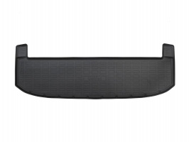 Коврик в багажник JETOUR X90 PLUS (разложенный 3-й ряд (7-ми местная версия) 2021+ | черный, Norplast